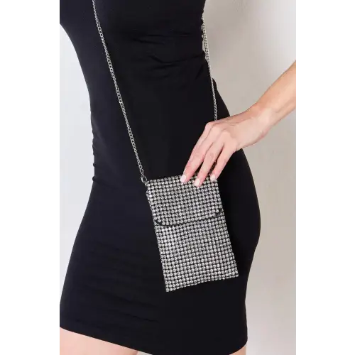 Forever Link Rhinestone Mini Crossbody Bag - CM Fashion