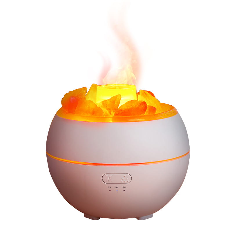 Experience Serenity with the USB-Powered Stone Simulation Flame Diffuser
