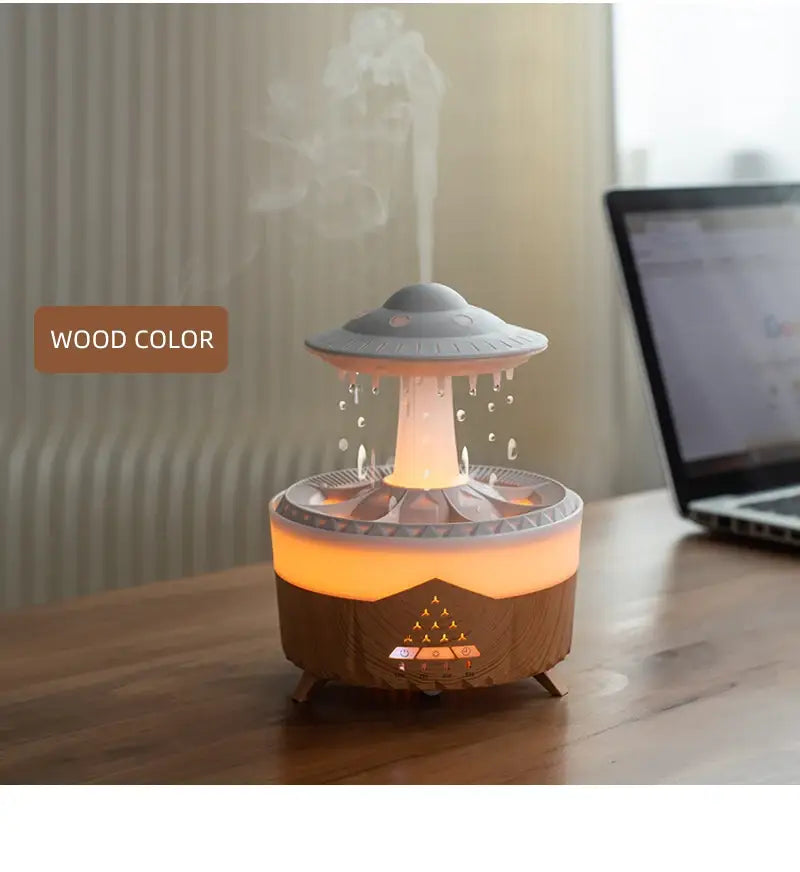 Transform Your Space with the Rain Cloud Humidifier and Volcano Diffuser