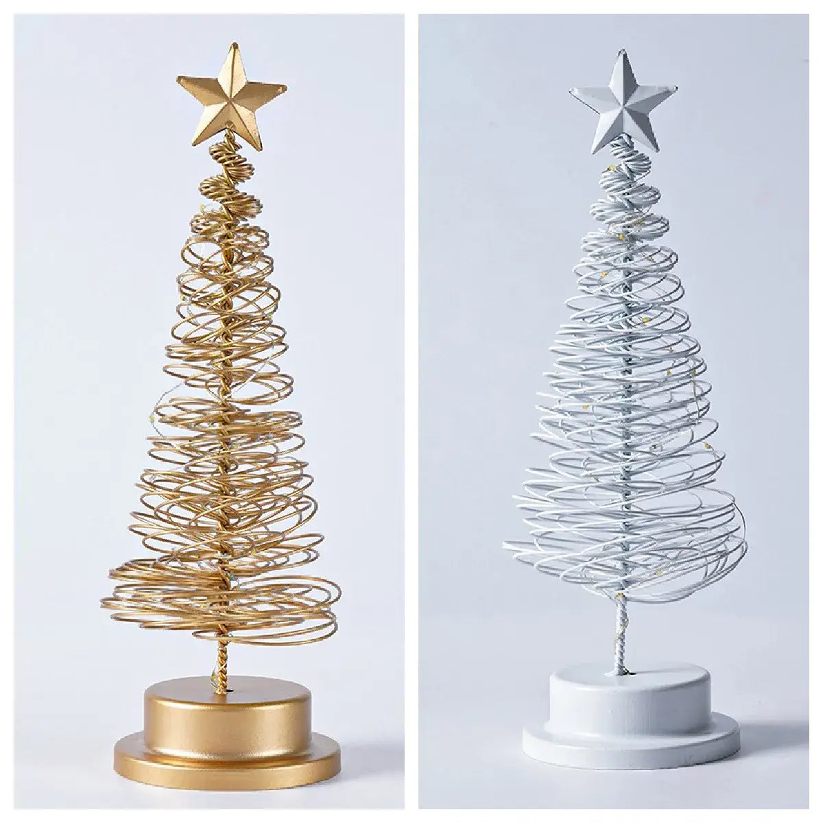 Enchanting LED Spiral Christmas Tree Table Lights for Festive Cheer