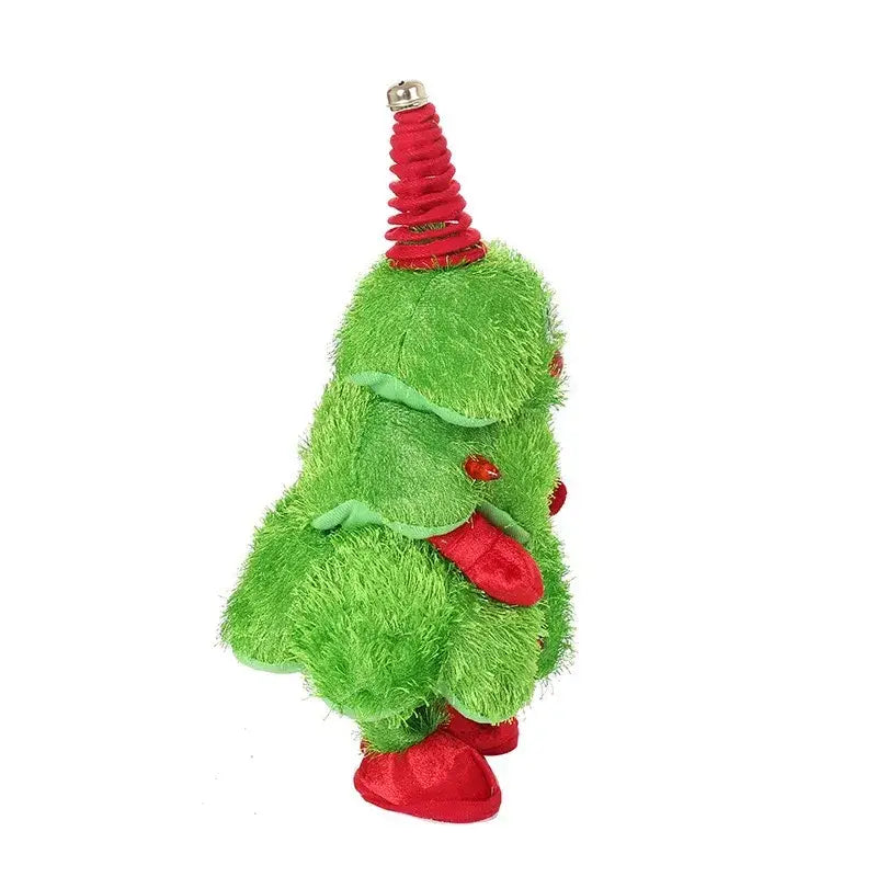 Joyful Dancing Singing Christmas Tree Plush Musicians for Festive Cheer