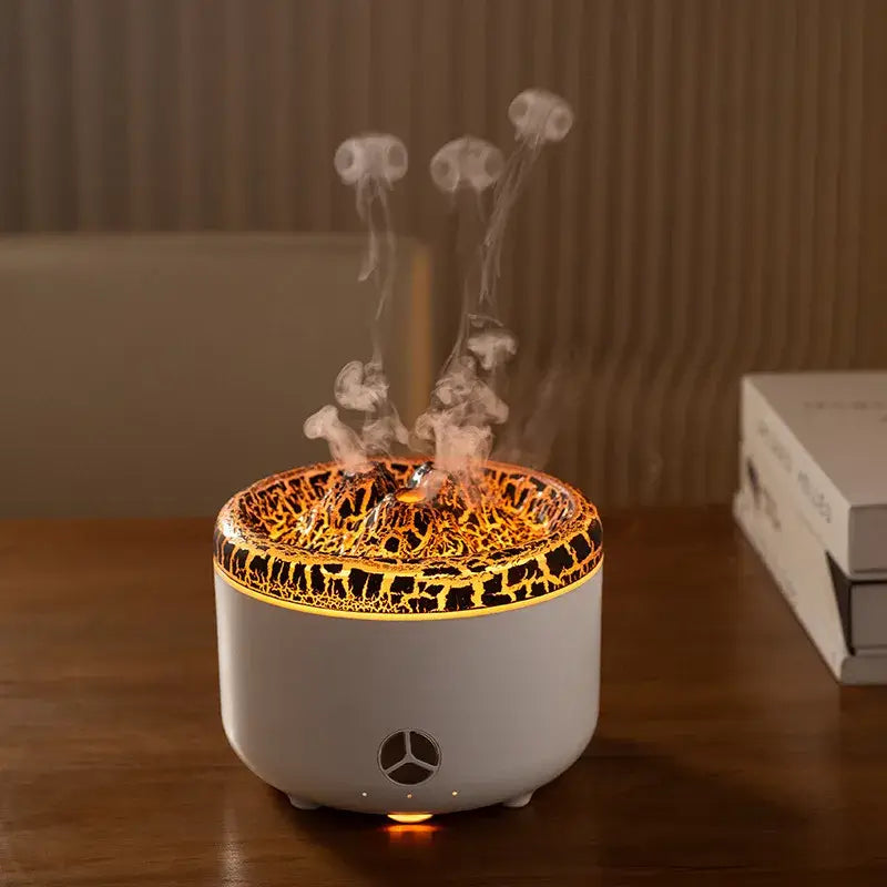 Elevate Your Space with the Black Flame Humidifier and Aromatherapy Diffuser