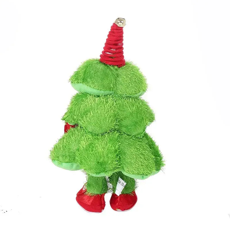 Joyful Dancing Singing Christmas Tree Plush Musicians for Festive Cheer