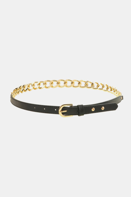 PU Leather Chain Belt - CM