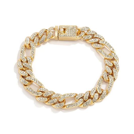 Trendy personalized diamond design simple style bracelet - CM