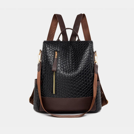 PU Leather Backpack Bag - CM