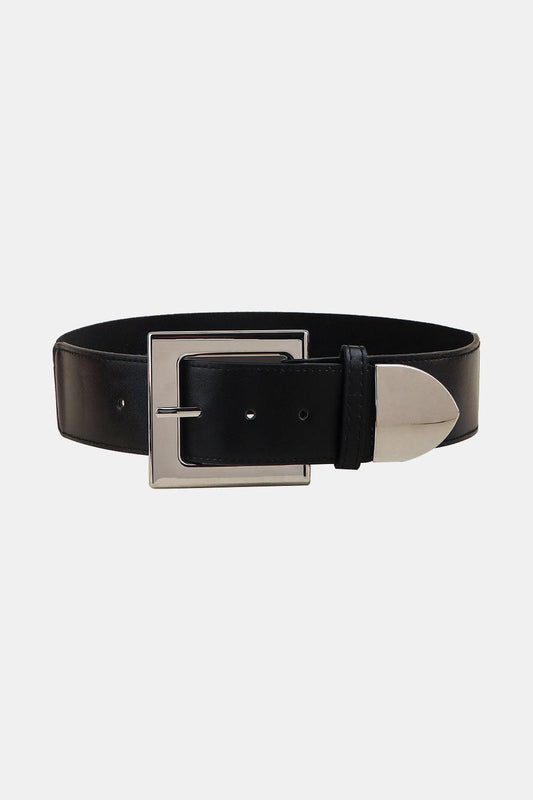 Zinc Alloy Buckle PU Leather Belt - CM