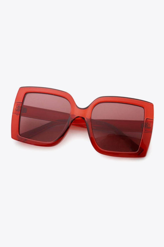 Acetate Lens Square Sunglasses - CM