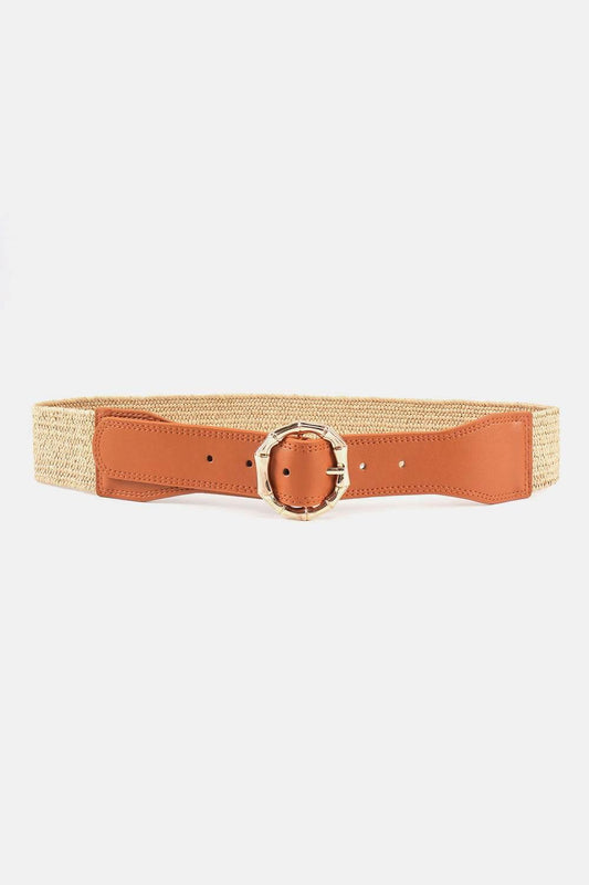 Alloy Buckle Braided Belt - CM