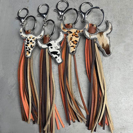 Bull Shape Fringe Key Chain - CM