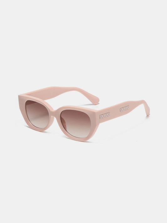 Cat Eye Polycarbonate Frame Sunglasses - CM