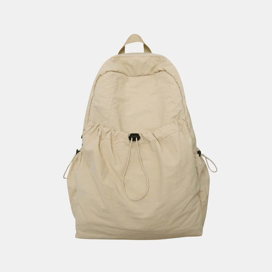 Drawstring Nylon Backpack Bag - CM