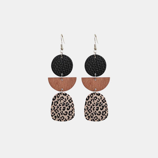 Geometrical Shape Dangle Earrings - CM