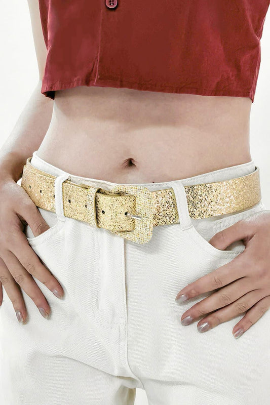 Glitter PU Leather Belt - CM