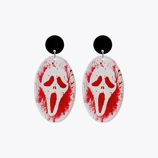 Halloween Theme Dangle Earrings - CM