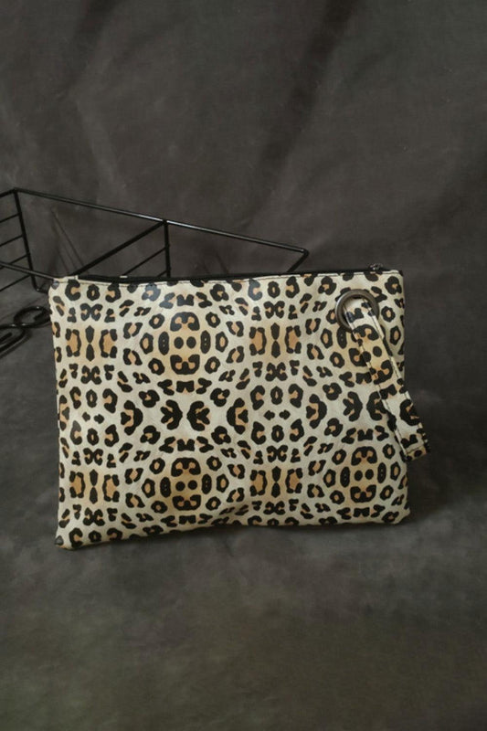 Leopard PU Leather Clutch - CynthiaMonica CM