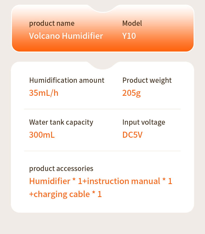 Experience the Magic of Mountain USB Humidifier with Ambient Light