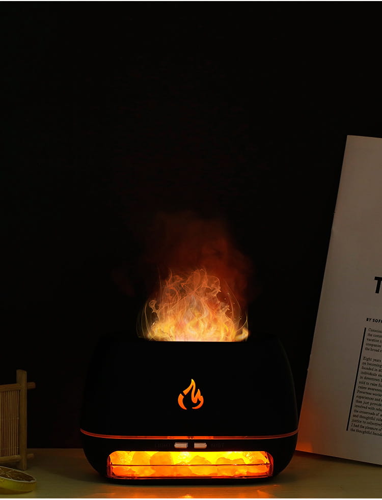 Experience Enchantment with the Salt Stone Simulation Flame Diffuser