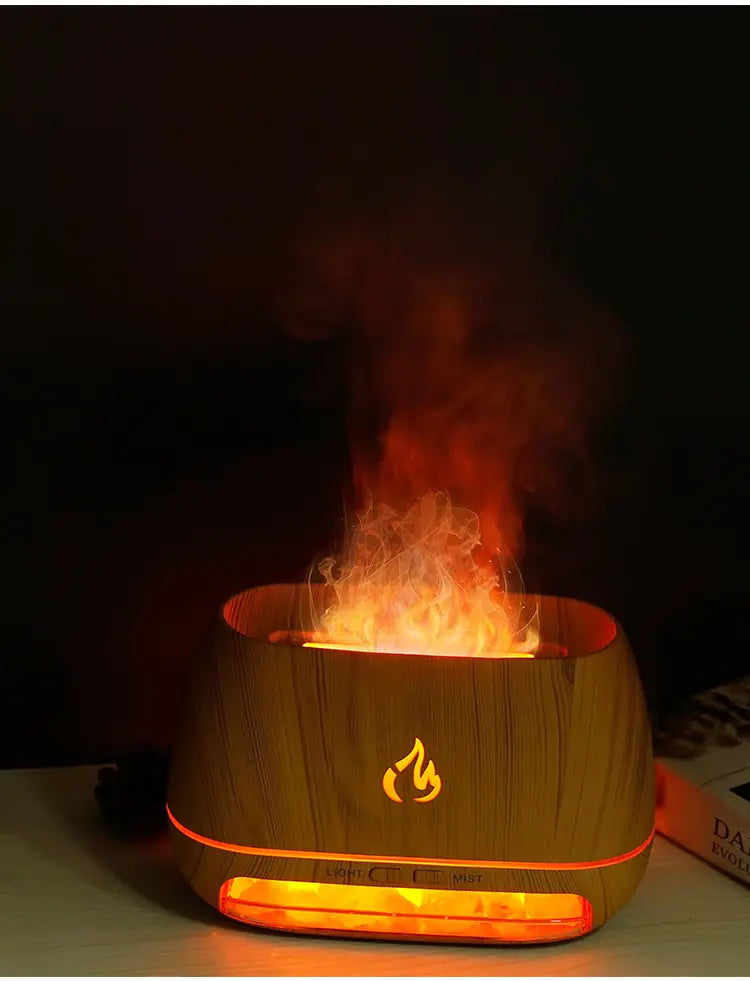 Experience Enchantment with the Salt Stone Simulation Flame Diffuser