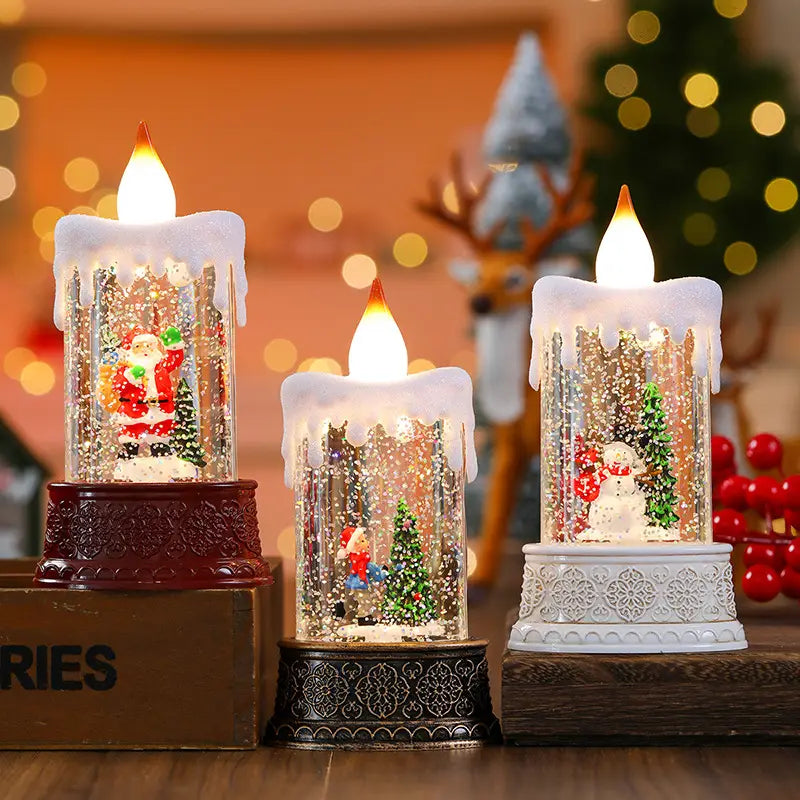 Enchanting Luminous Candle Lights for a Magical Christmas Tree Style