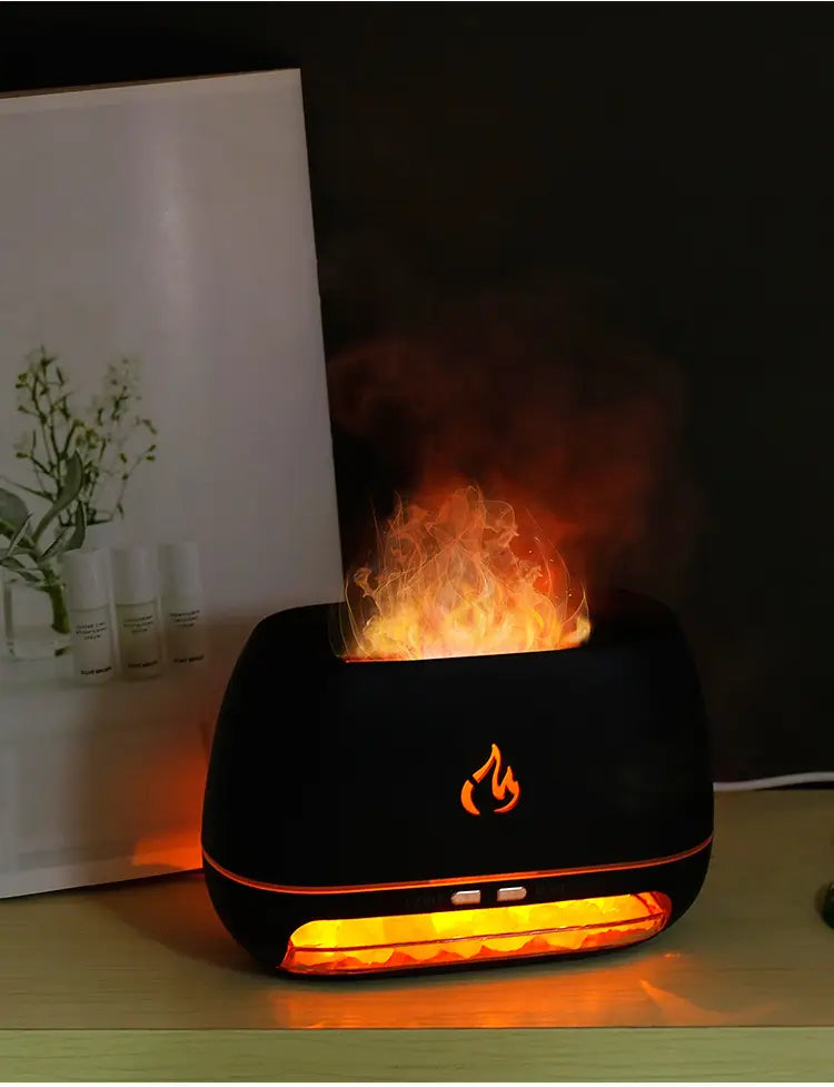 Experience Enchantment with the Salt Stone Simulation Flame Diffuser