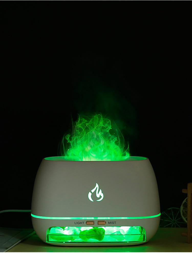 Experience Enchantment with the Salt Stone Simulation Flame Diffuser