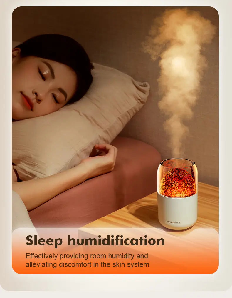 Experience the Magic of Mountain USB Humidifier with Ambient Light