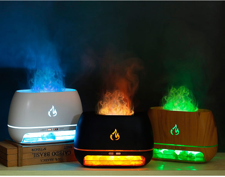 Experience Enchantment with the Salt Stone Simulation Flame Diffuser