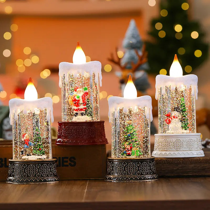 Enchanting Luminous Candle Lights for a Magical Christmas Tree Style