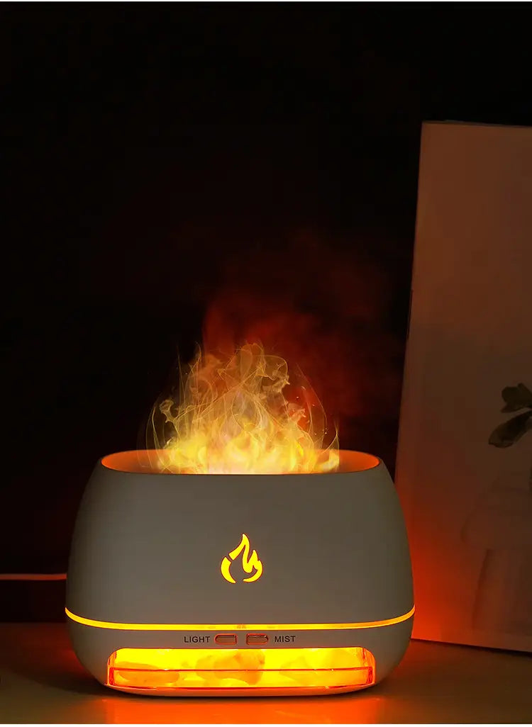 Experience Enchantment with the Salt Stone Simulation Flame Diffuser