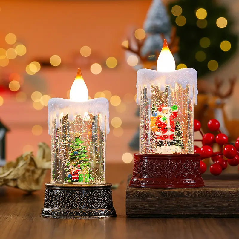 Enchanting Luminous Candle Lights for a Magical Christmas Tree Style