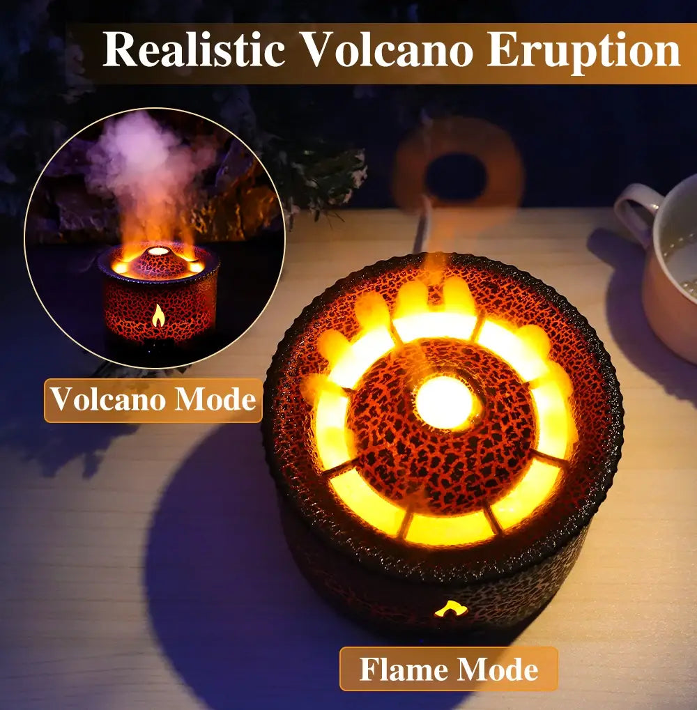 Ignite Your Space with the Volcano Flame Aroma Diffuser