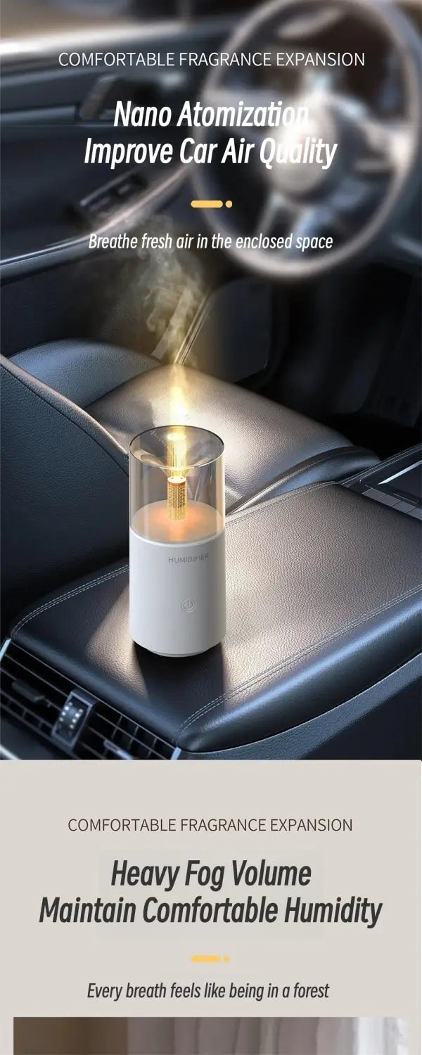 Transform Your Space with the Candlelight USB Aroma Diffuser