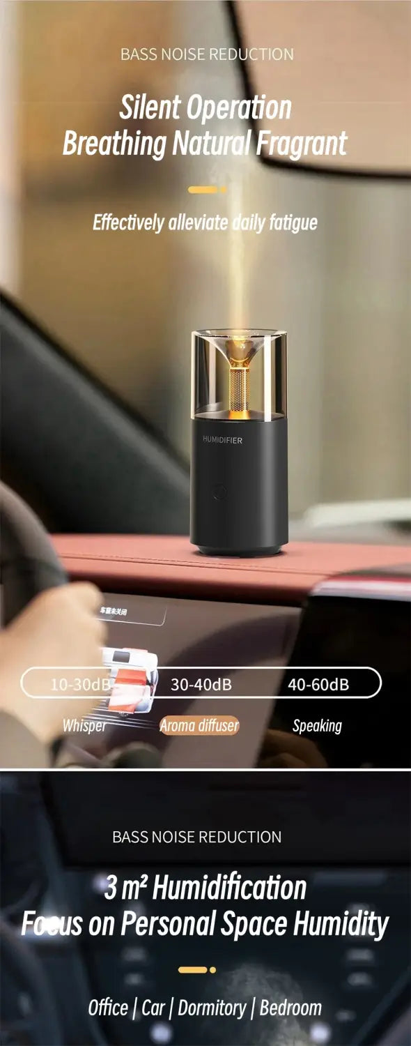 Transform Your Space with the Candlelight USB Aroma Diffuser