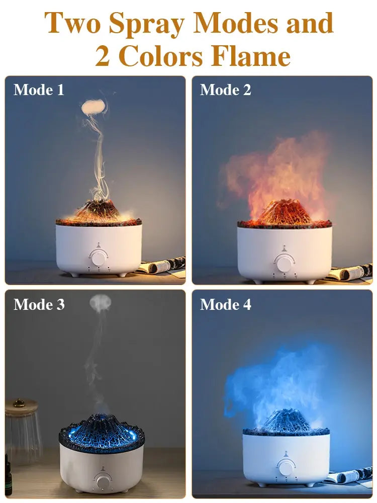 Ignite Your Space with the Volcano Flame Aroma Diffuser