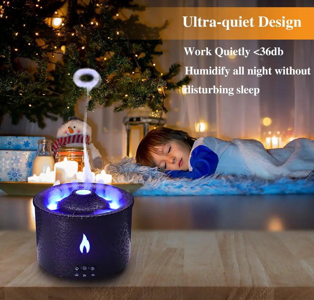 Ignite Your Space with the Volcano Flame Aroma Diffuser