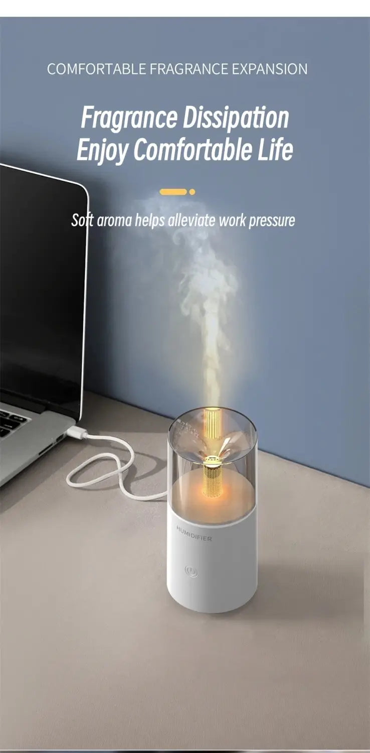 Transform Your Space with the Candlelight USB Aroma Diffuser