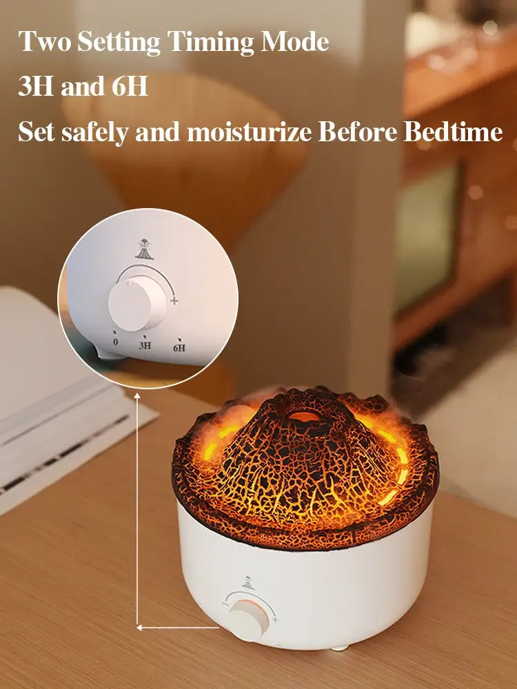 Ignite Your Space with the Volcano Flame Aroma Diffuser