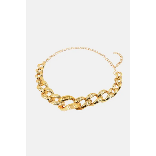 Acrylic Chain Belt - Gold / One Size - CynthiaMonica CM