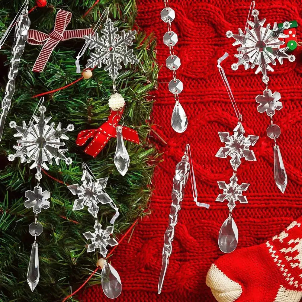 Enchant Your Holidays with Stunning Acrylic Icicle Ornaments