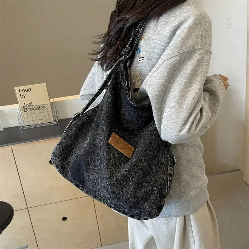 Zibelle Denim Shoulder Bag