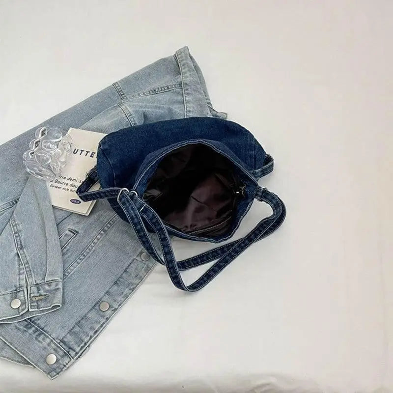 Zibelle Denim Shoulder Bag