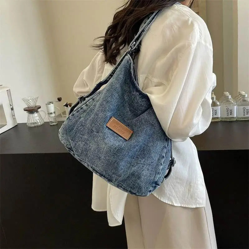 Zibelle Denim Shoulder Bag