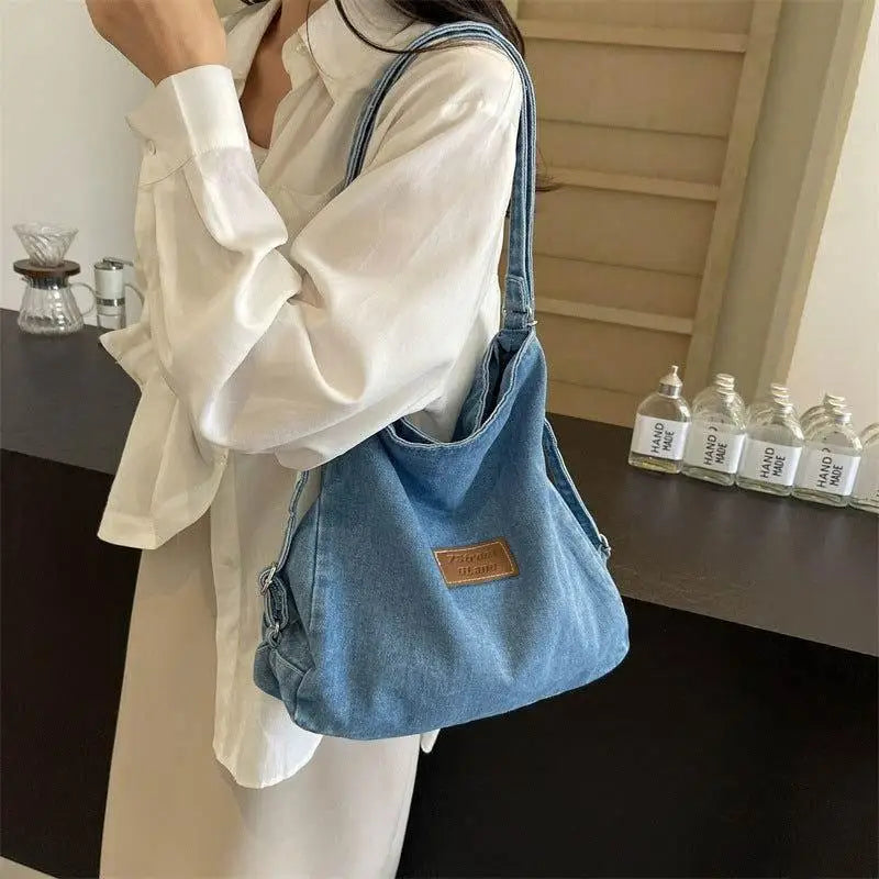 Zibelle Denim Shoulder Bag