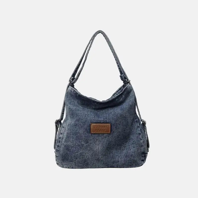 Zibelle Denim Shoulder Bag