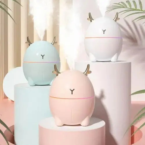 Adorable Cute Deer Design Water Drop Humidifier with Large Mist 