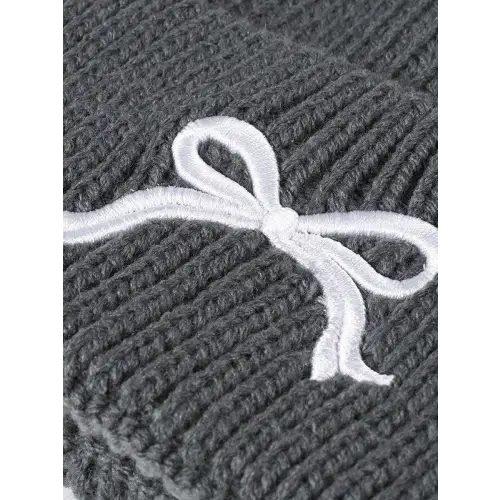 Bow Knit Hat