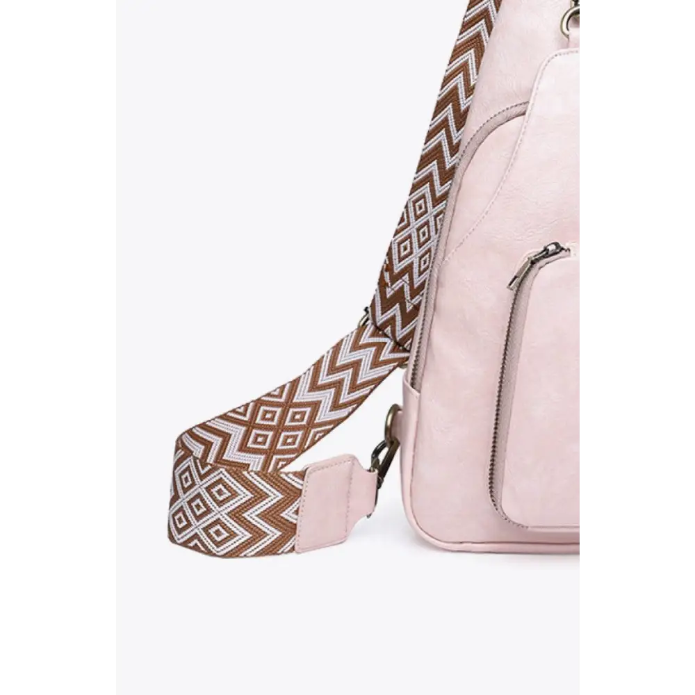 Dazzling Trip Pu Leather Sling Bag by Adored