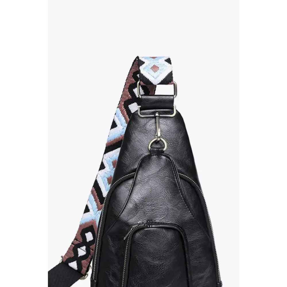 Dazzling Trip Pu Leather Sling Bag by Adored