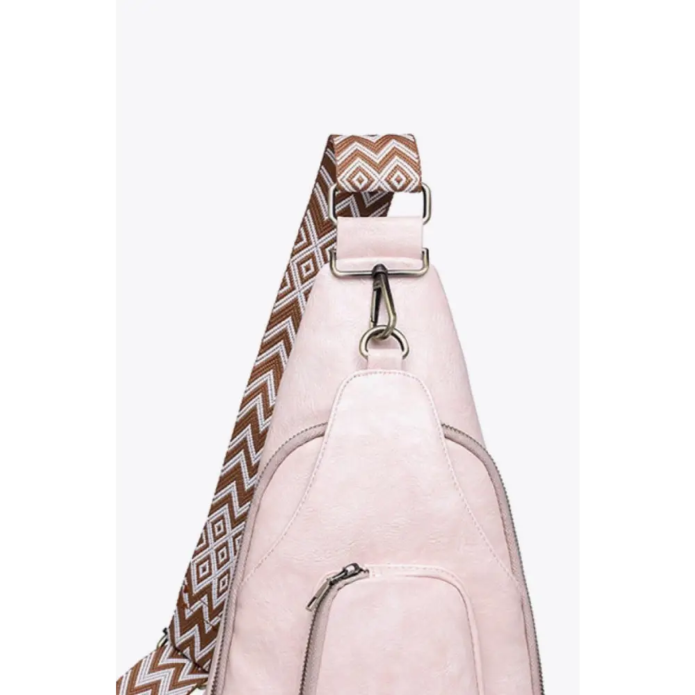 Dazzling Trip Pu Leather Sling Bag by Adored